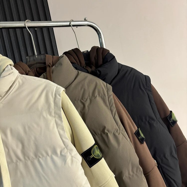 Unbranded Jackets Hooded Faux Two-Piece Padded Jacket image 3