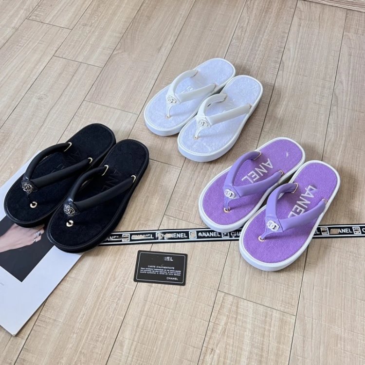 Chanel Metal Slippers