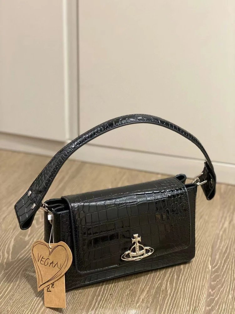 SKU-05-鳄鱼纹腋下包中号26cm