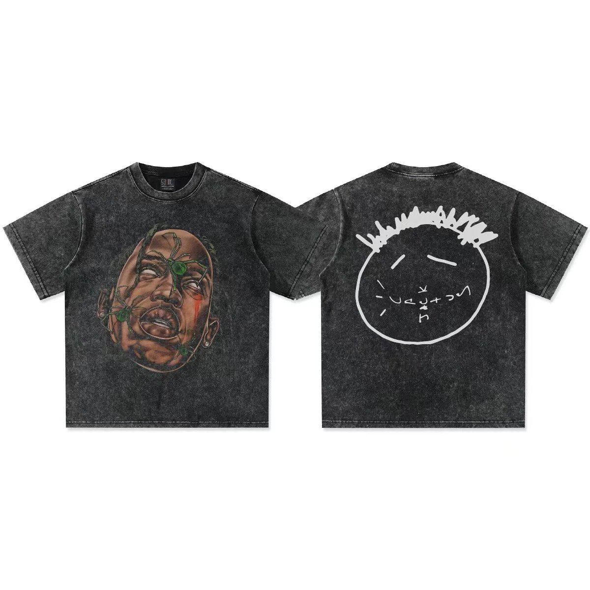 TS Green Spider – Washed Black