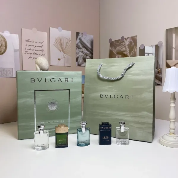 Bvlgari Pour Homme Mini Perfume Gift Set Green - 4