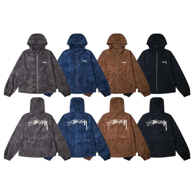 Stüssy Jackets Hooded Zip-Up Logo Jacket product detail image 1