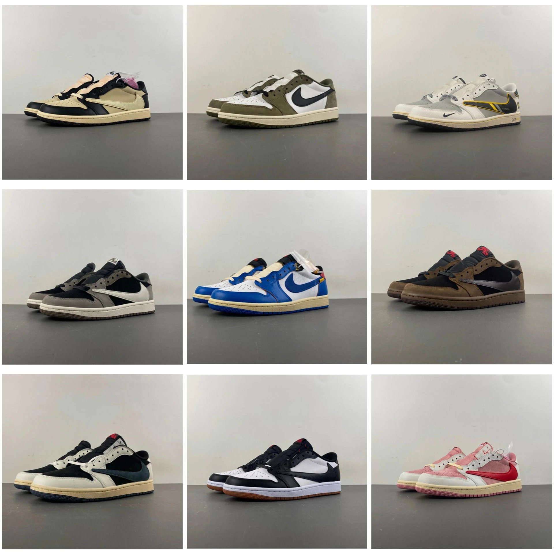 Nike Air Jordan 1 Low Travis Scott x Nike Collaboration Sneakers - 004996