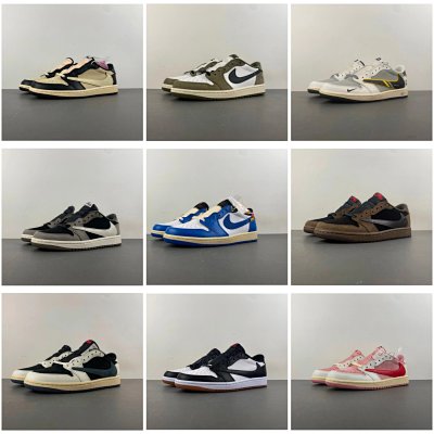 Nike Air Jordan 1 Low Travis Scott x Nike Collaboration Sneakers [9 styles]