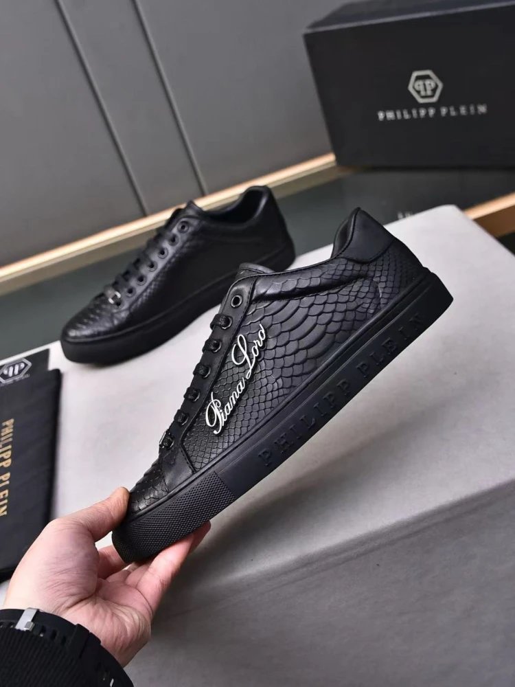 Philipp Plein Sneakers Low-Top Snakeskin-Embossed Lace-Up image 2
