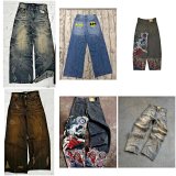 Custom Graphic Denim Pants [8 styles]