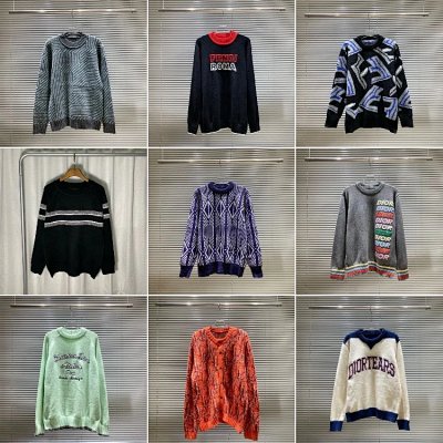 Fendi Roma / Dior Oblique / Diortears / Adidas / Chanel-inspired Knit Sweaters [33 styles]