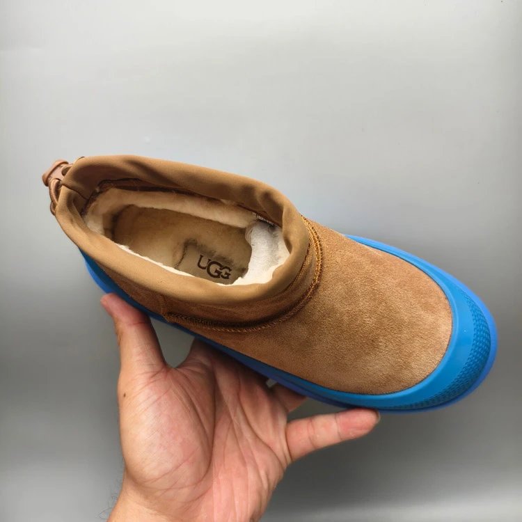 UGG Boots Suede ankle snow with platform lug soles image 5