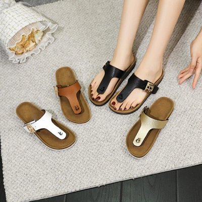 Birkenstock-style T-Strap Slide Sandals [4 styles]