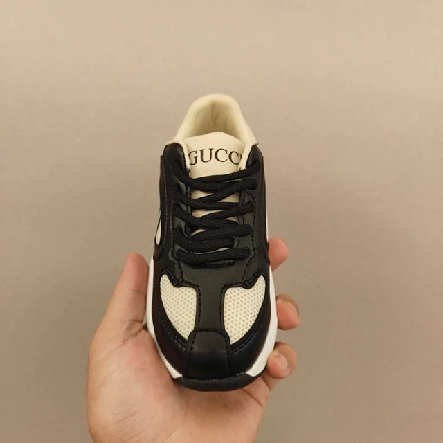 Gucci Sneakers Children's lace-up mesh product detail image 5