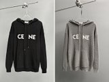 Celine Logo Knit Hoodie [2 styles]