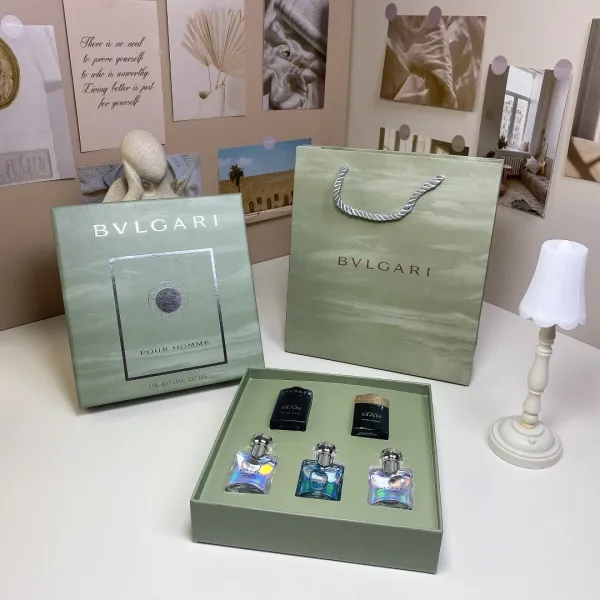 Bvlgari Pour Homme Mini Perfume Gift Set Green - 3