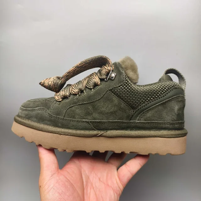 UGG Casual Shoes Suede Low-Top Lace-Up with Fur Lining product detail image 2