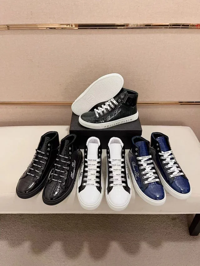 Philipp Plein Sneakers High-Top Crocodile-Embossed product detail image 1