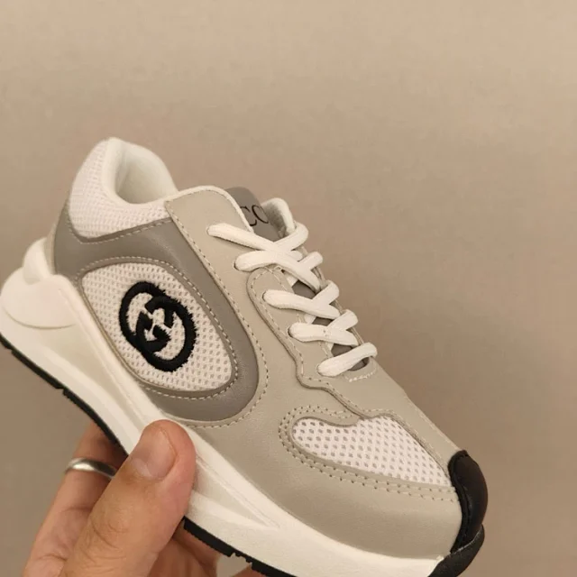 Gucci Sneakers Children's lace-up mesh product detail image 9