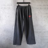 RB Brand Logo Embroidered Wide-Leg Sweatpants