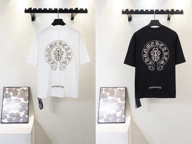 Chrome Hearts Colorful Embroidery T-Shirt