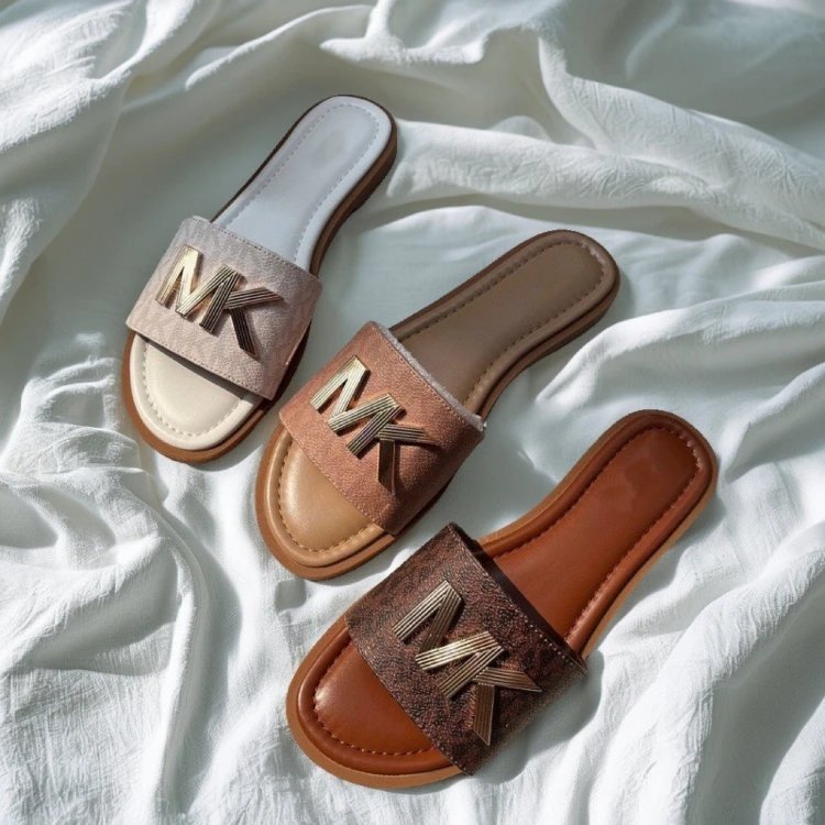 Michael Kors MK Logo Slide Sandals - 007734