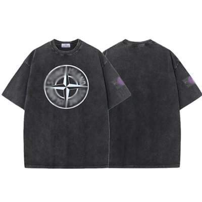 Stone Island Compass Logo Washed T-Shirt [2 styles]