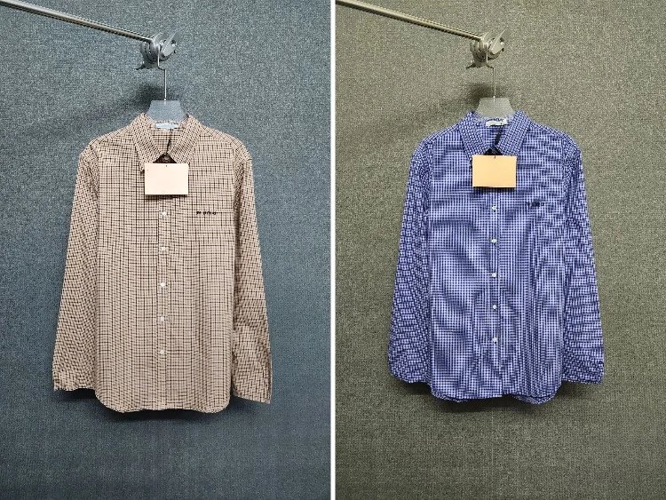Comme des Garçons PLAY Checkered Button-Up Shirt - 004946