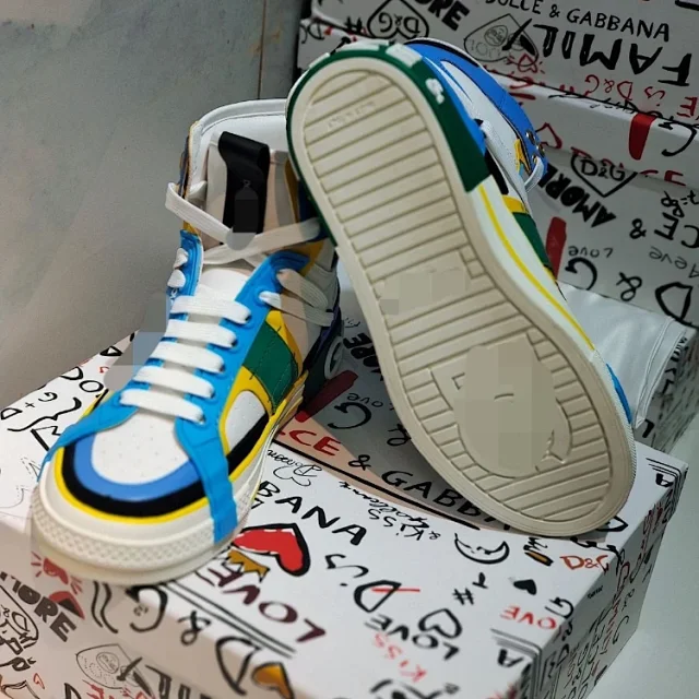 Unbranded Sneakers High-top lace-up with wraparound strap detail product detail image 2