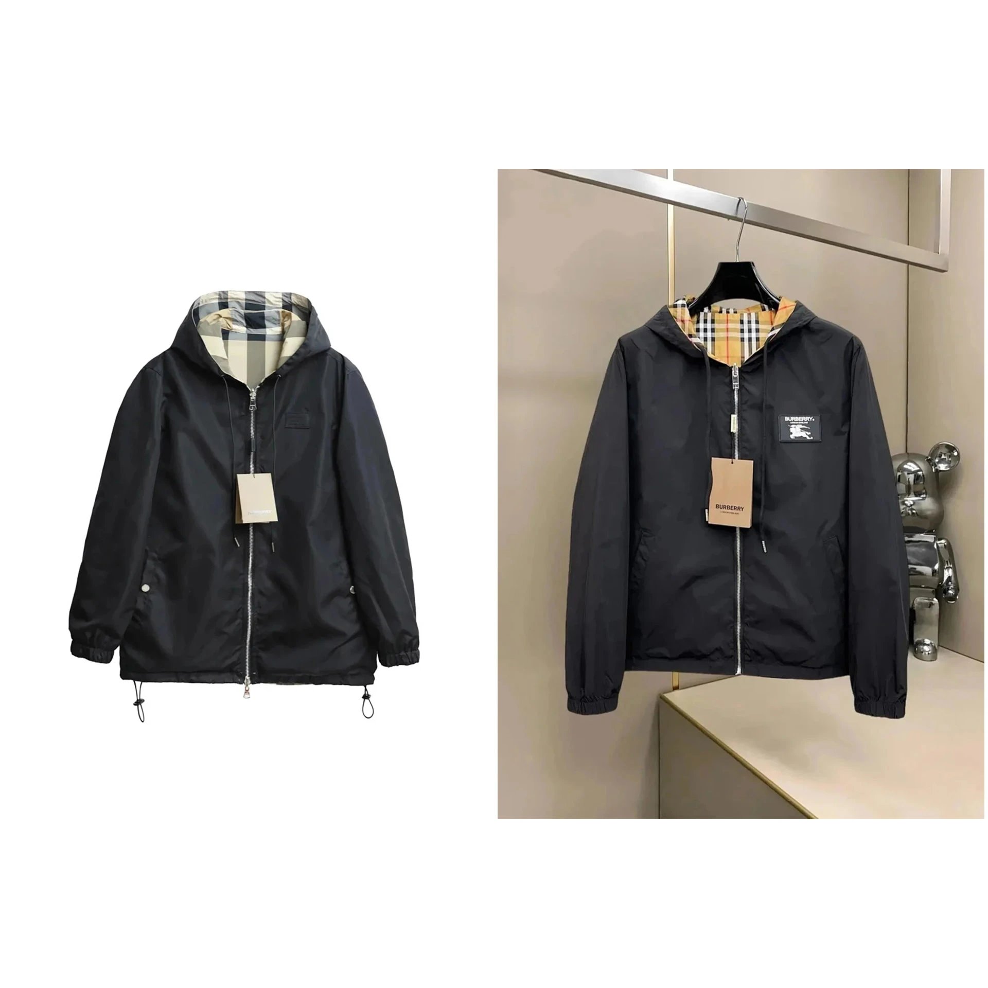 Burberry Reversible Hooded Jacket