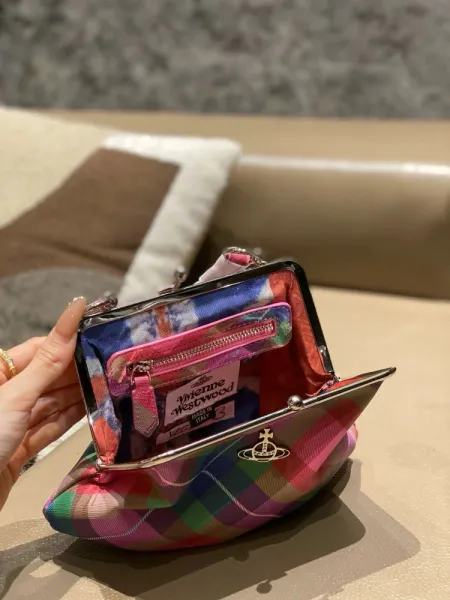 Vivienne Westwood Orb Clutch Black Handbag Clutches - 6