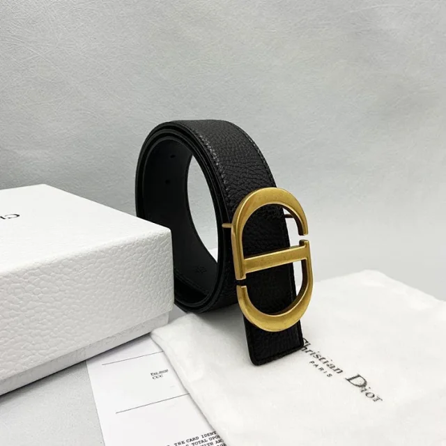 Dior Belts CD Buckle Leather Belt product detail image 3