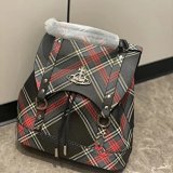 Vivienne Westwood Orb Plaid Backpack