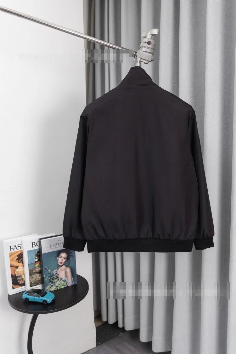 Prada Re-Nylon Bomber Jacket Black Outerwear - 6