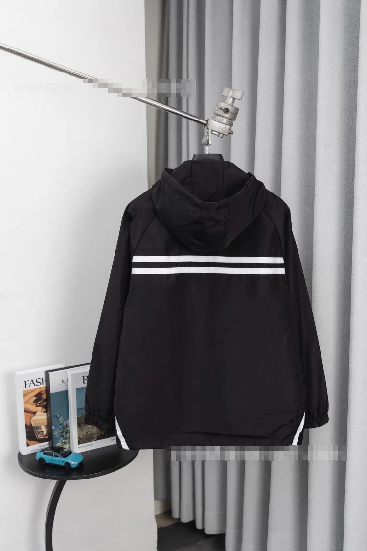 Prada Re-Nylon Bomber Jacket Black Outerwear - 7