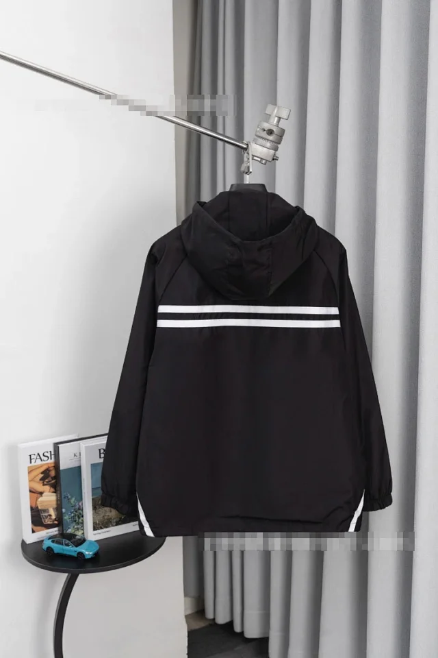 Prada hooded and stand-collar zip outerwear variants product detail image 6