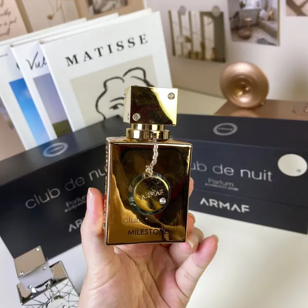 Design Armaf Club De Nuit Sillage Silver, Intense Man Black, and Milestone Gold Perfume - 5