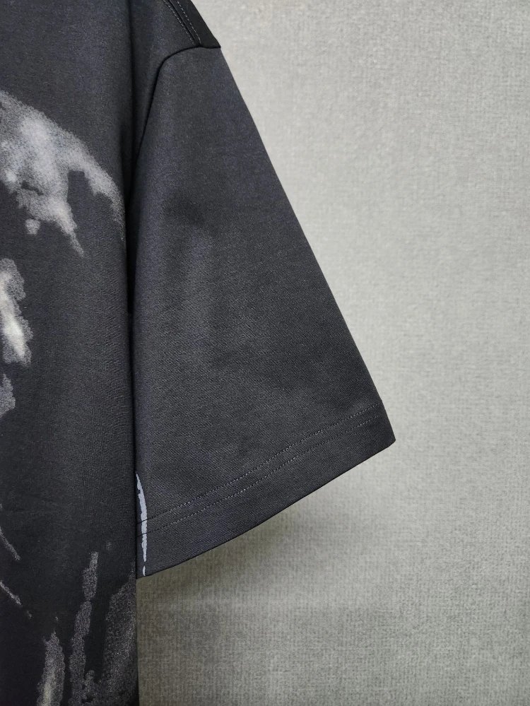 Balenciaga Rottweiler Print Black T-Shirt - 6