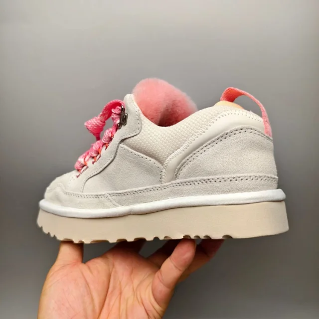 UGG Casual Shoes Suede Low-Top Lace-Up with Fur Lining product detail image 5