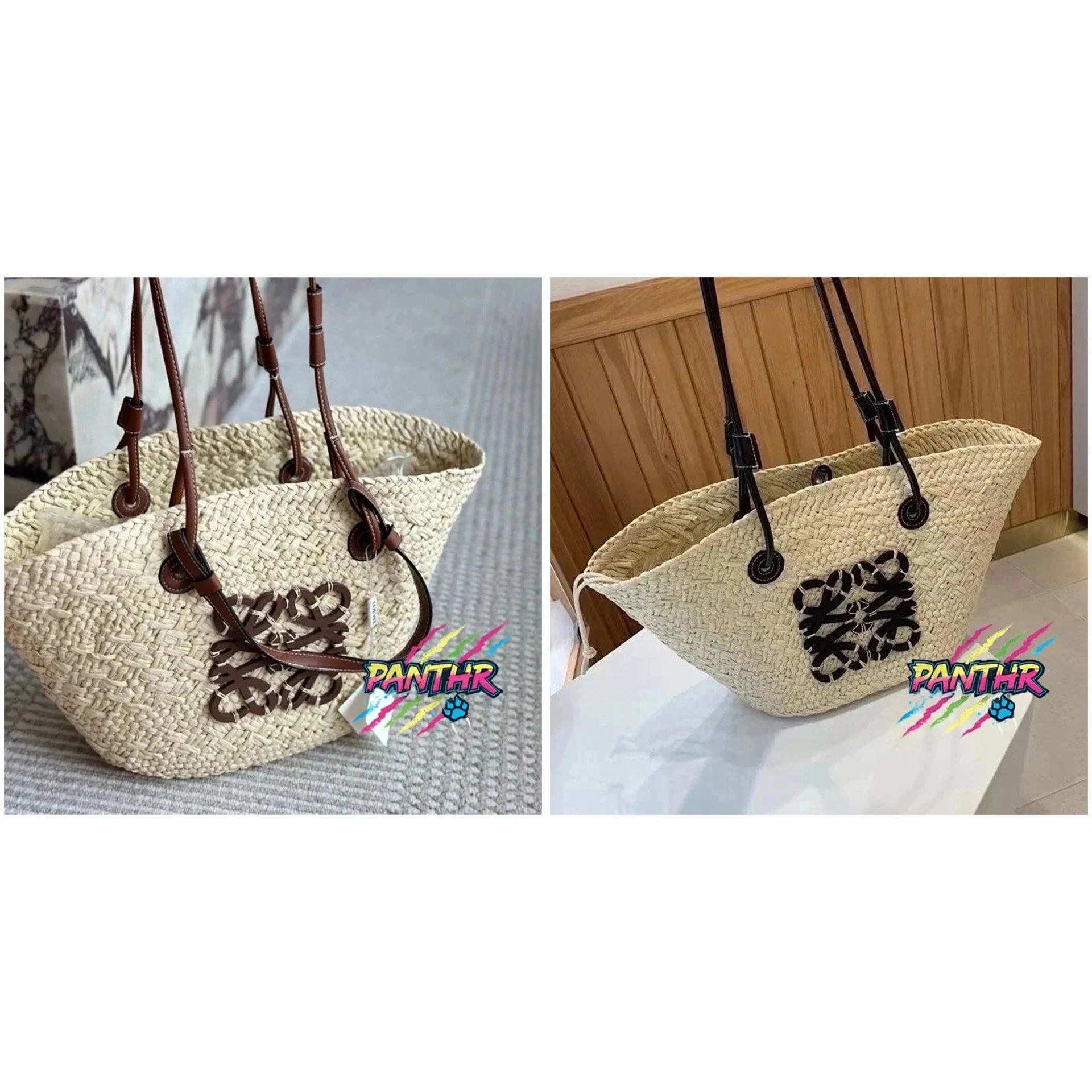 Loewe Puzzle Woven Tote Bag