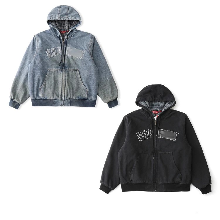 Supreme Water Washed Hooded Jacket