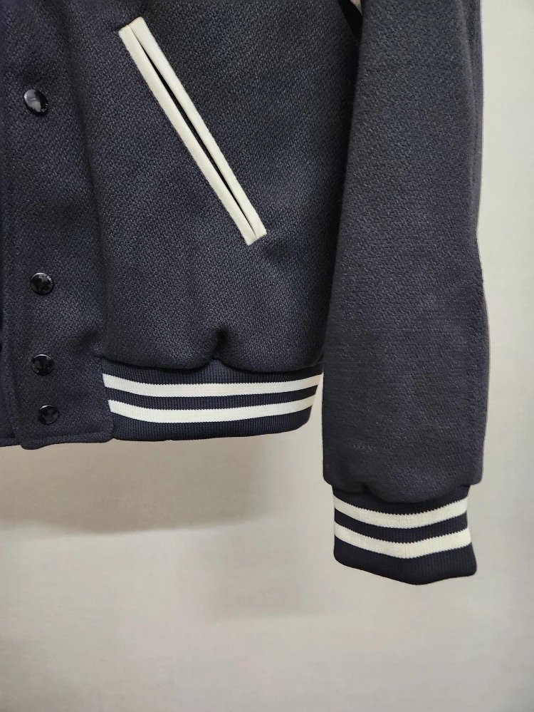 Unbranded Jackets Varsity bomber jacket with contrast raglan panels image 7