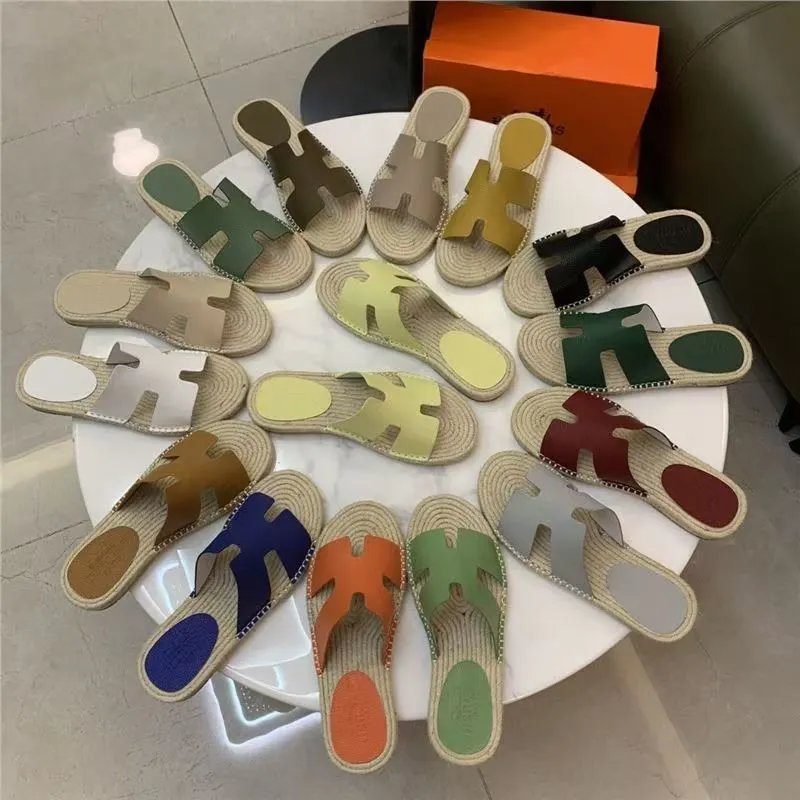 Hermes Antigua Espadrille Mule Leather
