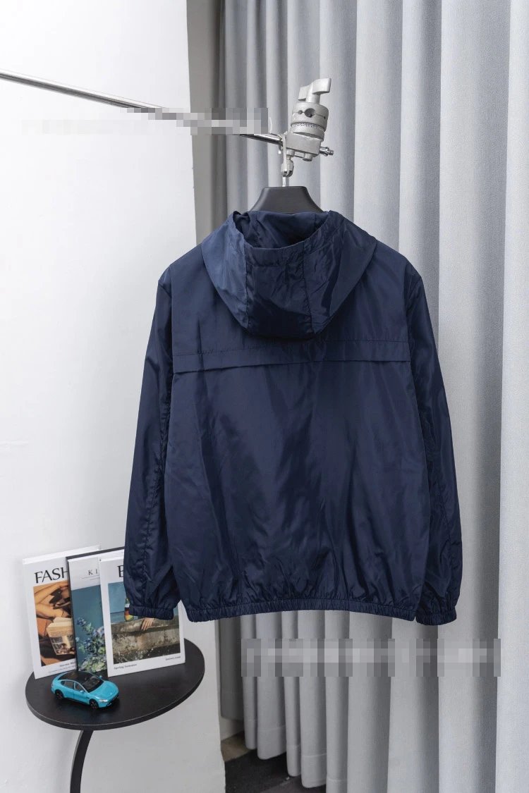 Prada Re-Nylon Bomber Jacket Black Outerwear - 8