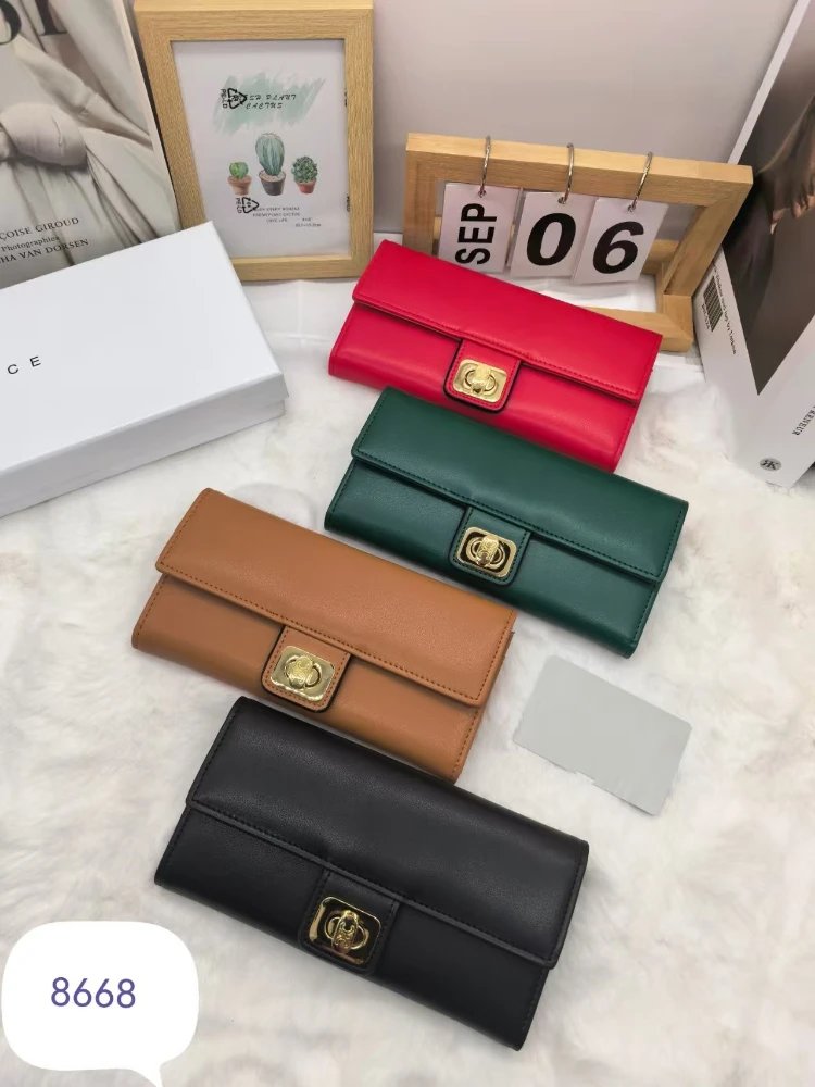 CELINE 16 large flap long wallet