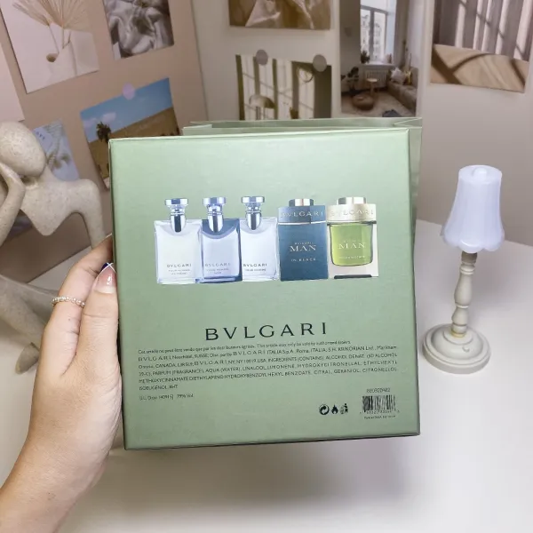 Bvlgari Pour Homme Mini Perfume Gift Set Green - 11