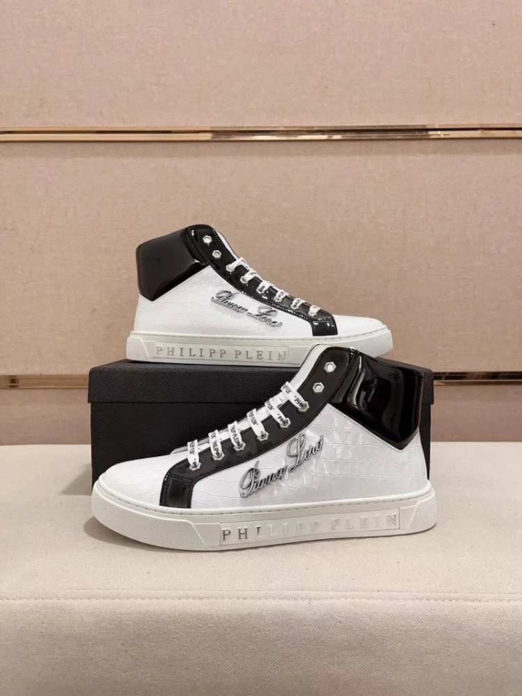 Philipp Plein Sneakers High-Top Crocodile-Embossed image 5