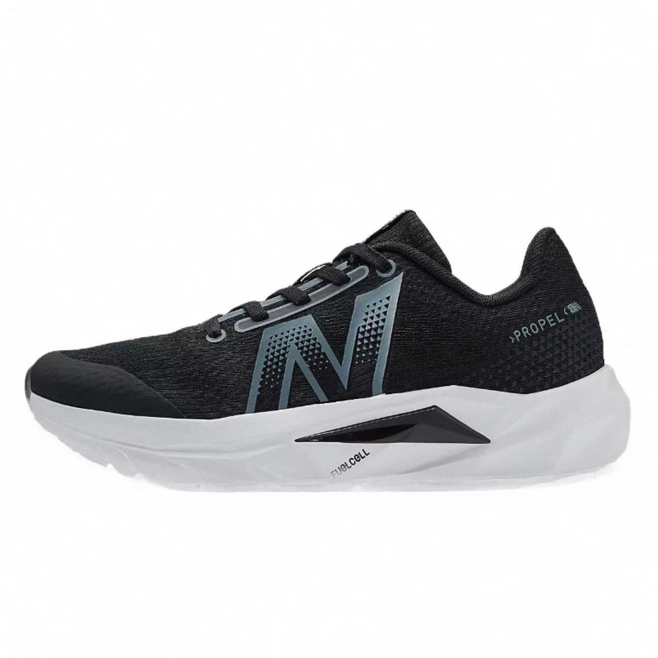 Unbranded Sneakers Low-Top Lace-Up Knit — Black and gray