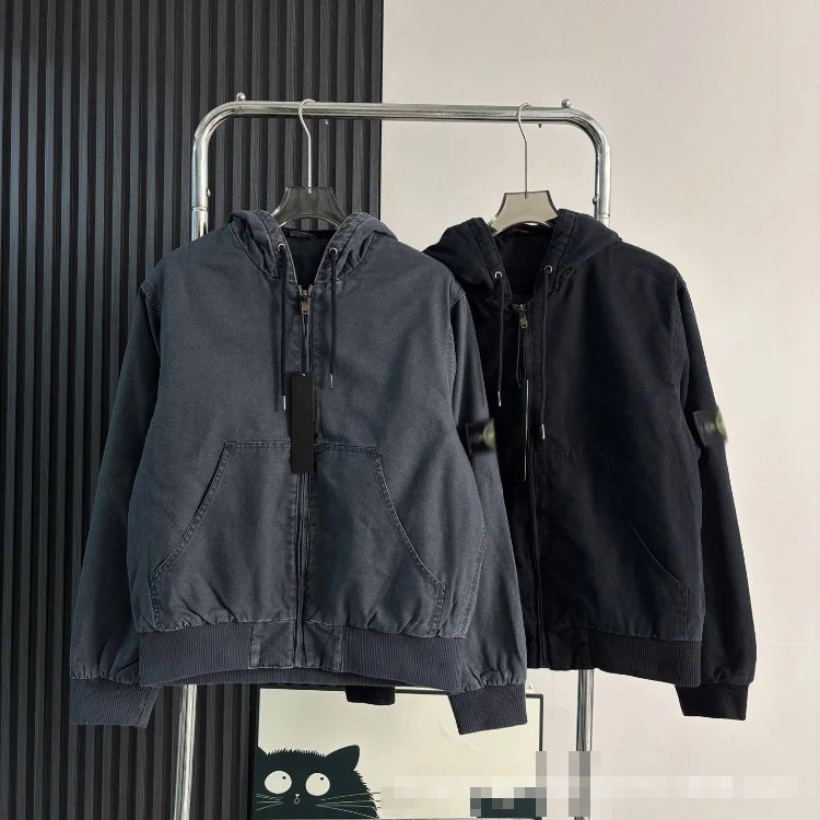 Stone Island Heavy Washed Hooded Jacket