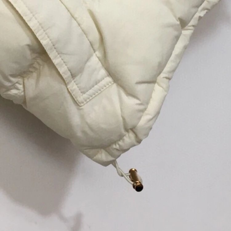 CELINE Down Jackets Hooded cropped puffer jacket with Triomphe logo patch image 6