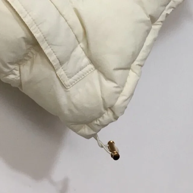 CELINE Down Jackets Hooded cropped puffer jacket with Triomphe logo patch product detail image 6