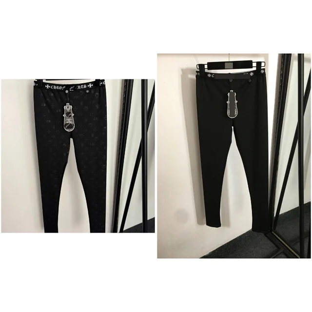 Chrome Hearts Trousers Slim logo-print product detail image 1
