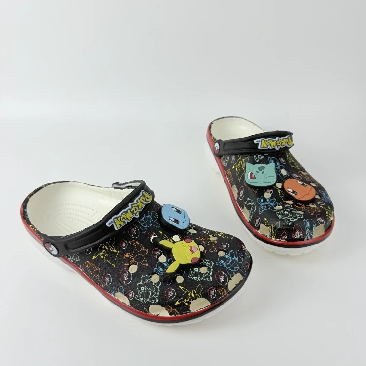 Crocs Classic Clog Sanrio Hello Kitty Pink Multicolor Clogs Sandals - 3
