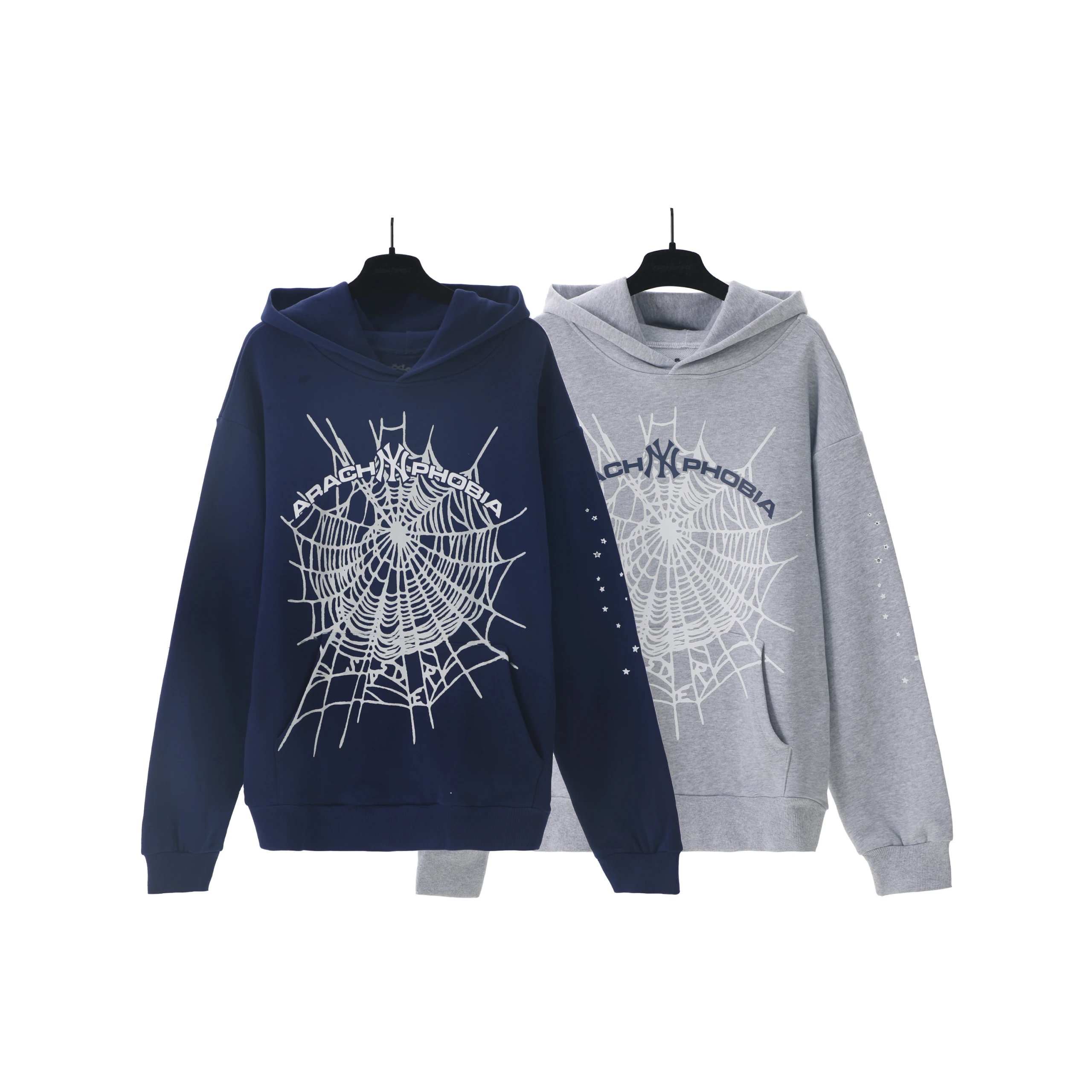 Sp5der Spider Web Print Hoodie